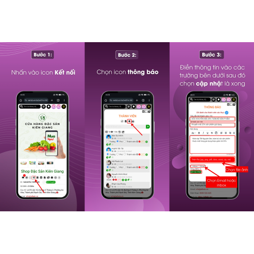 Cách gửi thông báo đến tất cả thành viên trong kênh
